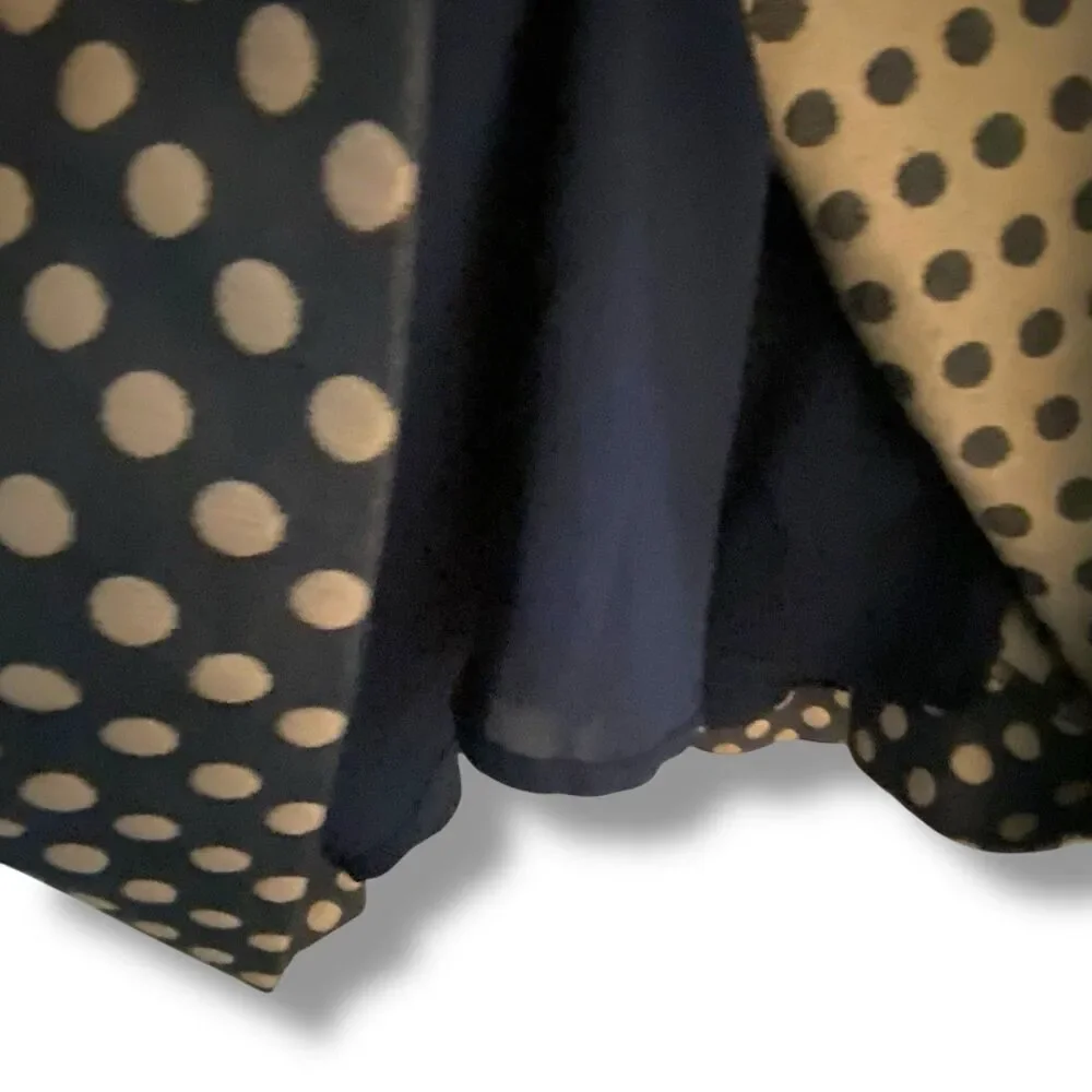 NWT Gal Meets Glam Collection Amy Polka Dot Fit Flare Dress Sz 8 Wedding Guest - Picture 9 of 16